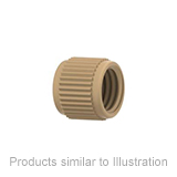 VHP Female Nut (Micro Fittings), 5/16-24 Coned Black